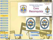 Tablet Screenshot of cororeconquista.com